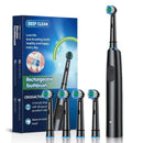 Escova Dental Elétrica Rotativa - DeepClean™