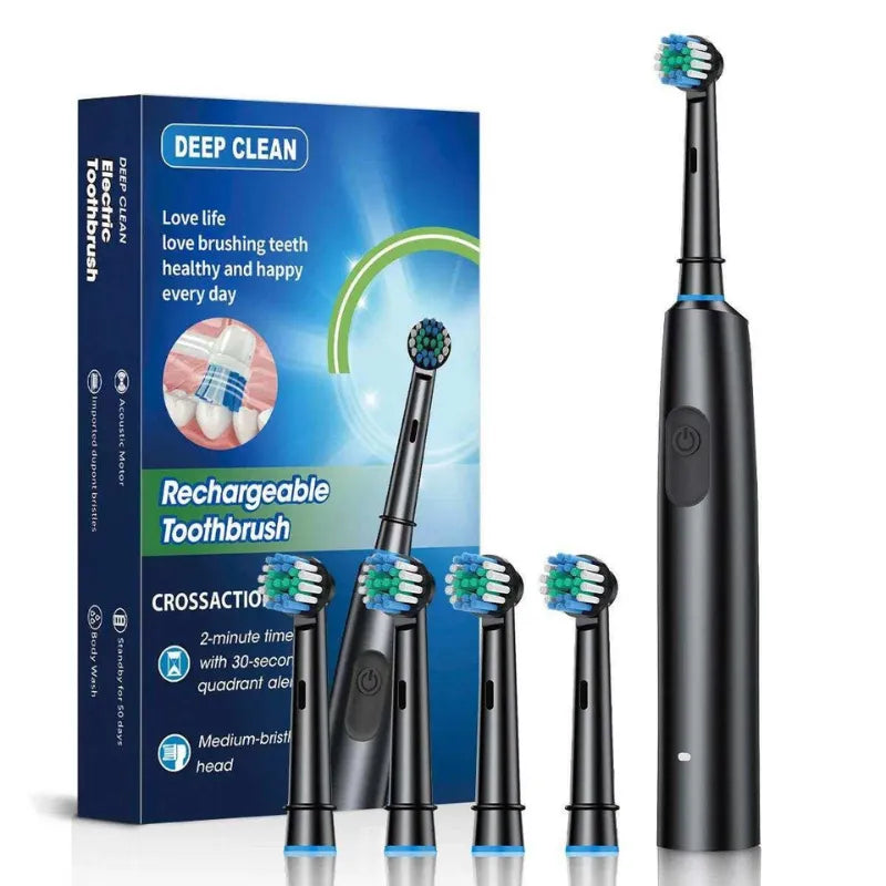 Escova Dental Elétrica Rotativa - DeepClean™