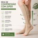 Meia de Alta Compressão com Zíper